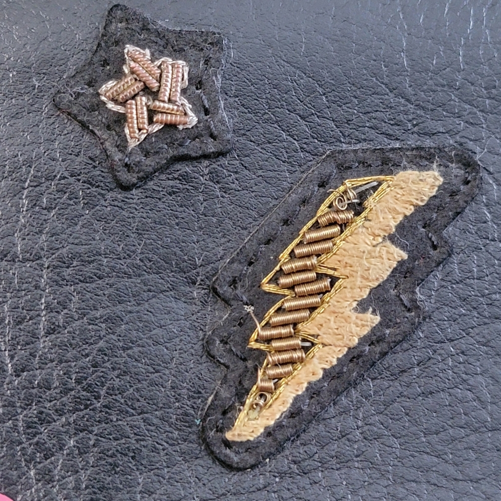 Coach 58485 Rexy Metal Embroidery Black Leather Accordion Wallet - Picture 9 of 14